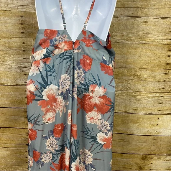 J’Atiste by Amy long line pants jumper romper floral print size medium - Picture 7 of 16